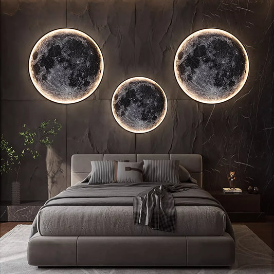 Elegant Moon Glow Art LED Lamp